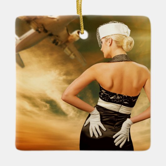 Retroflichtbegeleider - SRF Keramisch Ornament (Voorkant)