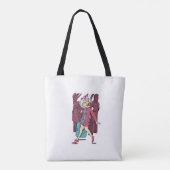 Retroflichtbegeleider Tote Bag (Achterkant)
