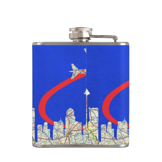 Retroflitslang Heupfles (Achterkant)