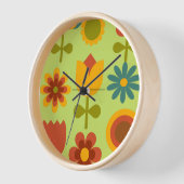 Retrofloerklok - Natuurlijke (Hoek)