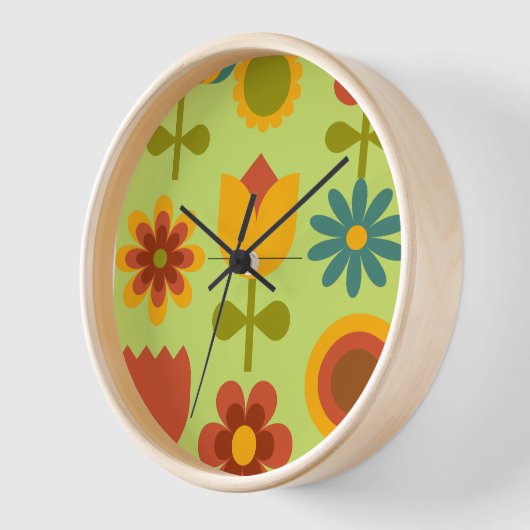 Retrofloerklok - Natuurlijke (Hoek)