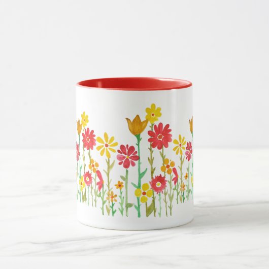 Retrofloerkoffie - Mok van Megaflora (Midden)