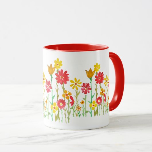 Retrofloerkoffie - Mok van Megaflora (Voorkant rechts)