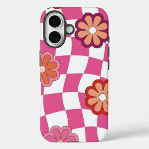 Retrofloerpatroon iPhone 16 Hoesje