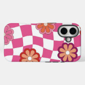 Retrofloerpatroon Case-Mate iPhone Case (Achterkant (horizontaal))