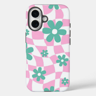 Retrofloerpatroon iPhone 16 Hoesje