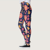 Retrofloerpatroon Leggings (Links)