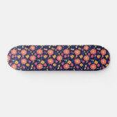 Retrofloerpatroon Persoonlijk Skateboard (Horizontaal)