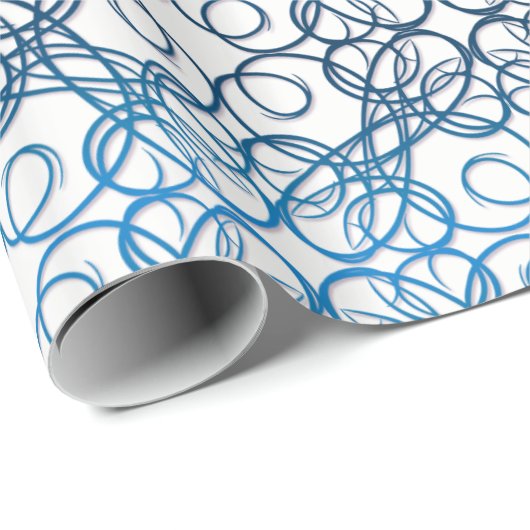 Retroflooppatroon Cadeaupapier (Rol Hoek)