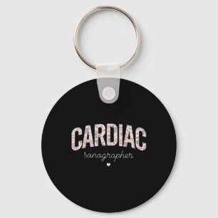 Retroflora hartsonograaf Cardiovasculair NAO Sleutelhanger