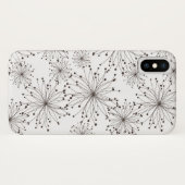 Retroflorale achtergrond Case-Mate iPhone case (Achterkant (horizontaal))
