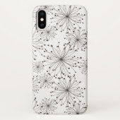 Retroflorale achtergrond Case-Mate iPhone case (Achterkant)
