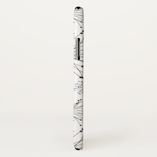 Retroflorale achtergrond Case-Mate iPhone case (Achterkant / rechts)