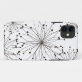 Retroflorale achtergrond Case-Mate iPhone case (Achterkant (horizontaal))