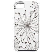 Retroflorale achtergrond Case-Mate iPhone case (Achterkant)