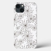 Retroflorale achtergrond Case-Mate iPhone case (Achterkant)