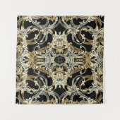 Retroflorale achtergrond.  illustratie. wandkleed (Voorkant (horizontaal))