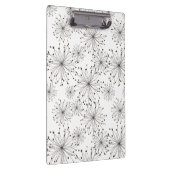 Retroflorale achtergrond klembord (Rechts)