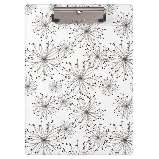 Retroflorale achtergrond klembord (Voorkant)