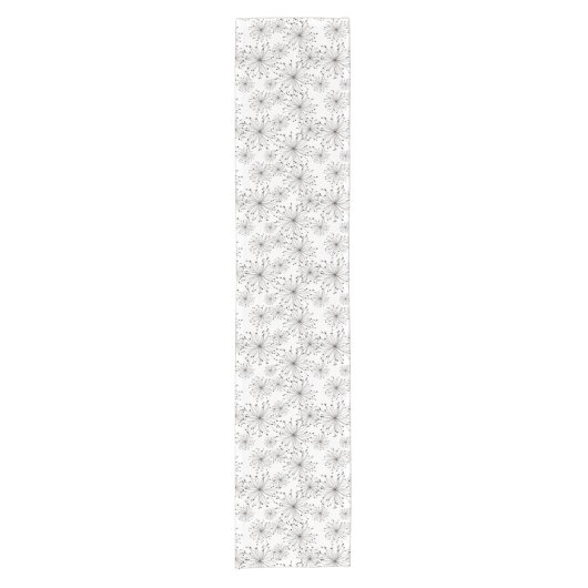 Retroflorale achtergrond korte tafelloper (Voorkant)