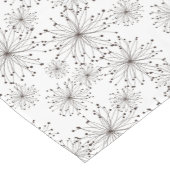 Retroflorale achtergrond korte tafelloper (Hoek)