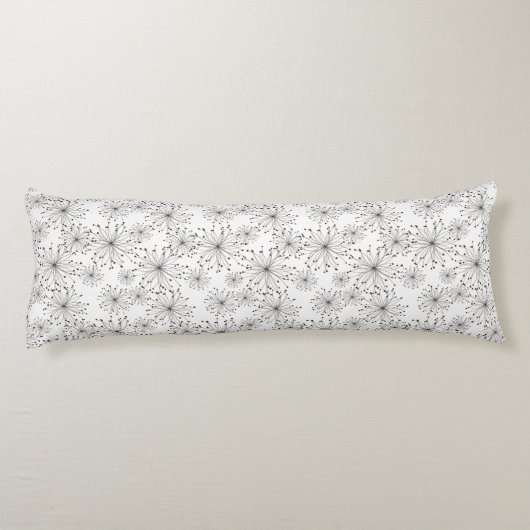 Retroflorale achtergrond lichaamskussen (Achterkant)