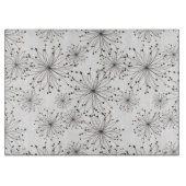 Retroflorale achtergrond snijplank (Voorkant)