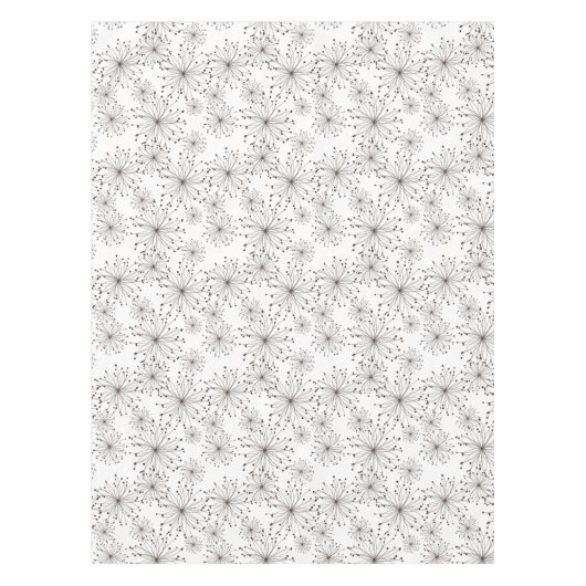 Retroflorale achtergrond tafelkleed (Voorkant)