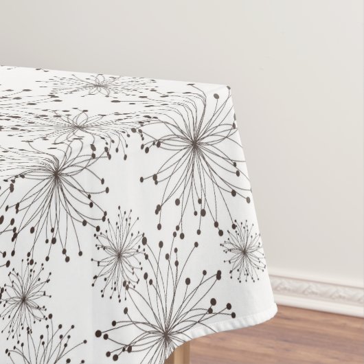 Retroflorale achtergrond tafelkleed (Voorbeeld)