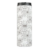 Retroflorale achtergrond thermosbeker (Achterkant)