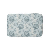 Retrofloreel patroon met viburnum bloemen badmat (Voorkant)