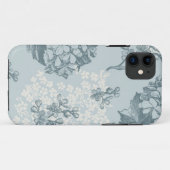 Retrofloreel patroon met viburnum bloemen Case-Mate iPhone case (Achterkant (horizontaal))