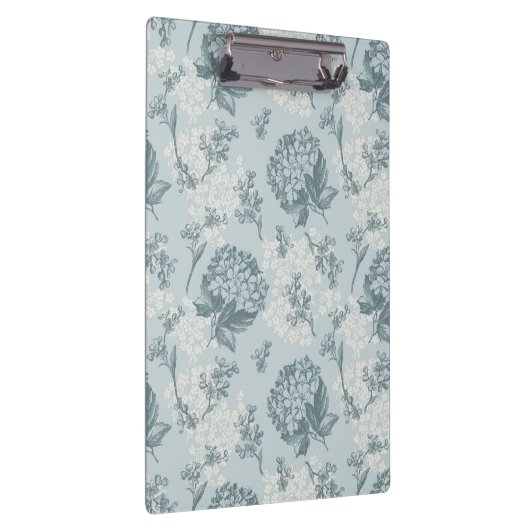 Retrofloreel patroon met viburnum bloemen klembord (Rechts)