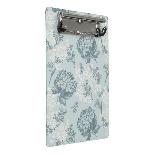 Retrofloreel patroon met viburnum bloemen mini klembord (Schuin)