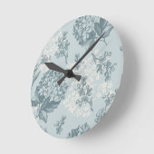 Retrofloreel patroon met viburnum bloemen ronde klok (Hoek)