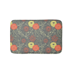 Retroflorpatroon 2 badmat