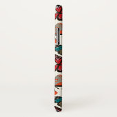 Retroflorpatroon 2 Case-Mate iPhone case (Achterkant / rechts)