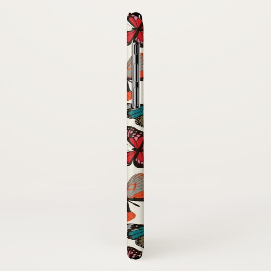 Retroflorpatroon 2 Case-Mate iPhone case (Achterkant/links)