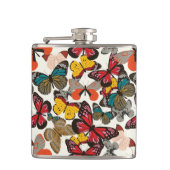 Retroflorpatroon 2 heupfles (Voorkant)