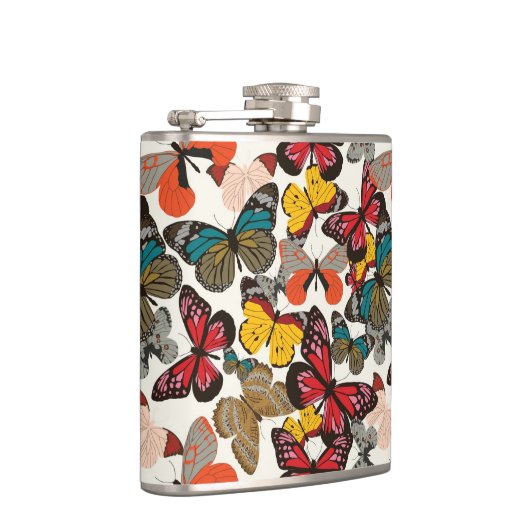 Retroflorpatroon 2 heupfles (Rechts)