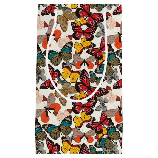 Retroflorpatroon 2 klein cadeauzakje (Voorkant)