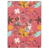 Retroflorpatroon 2 klembord (Achterkant)