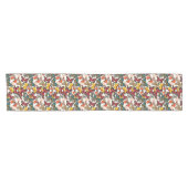 Retroflorpatroon 2 korte tafelloper (Horizontaal)