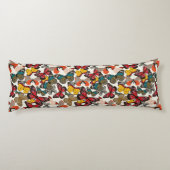 Retroflorpatroon 2 lichaamskussen (Achterkant)