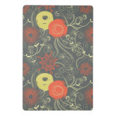 Retroflorpatroon 2 mini klembord (Achterkant)