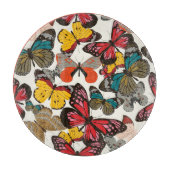 Retroflorpatroon 2 snijplank (Voorkant)