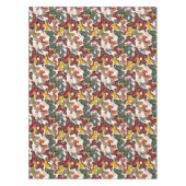 Retroflorpatroon 2 tafelkleed (Voorkant)
