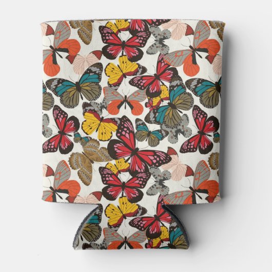 Retroflorpatroon 3 blikjeskoeler (Voorkant)