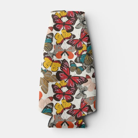 Retroflorpatroon 3 flesjeskoeler (Voorkant)