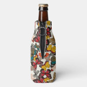 Retroflorpatroon 3 flesjeskoeler (Fles Achterkant)